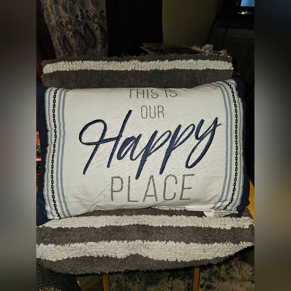 Home Accent Pillows Accents This Is Our Happy Place Pillow Poshmark